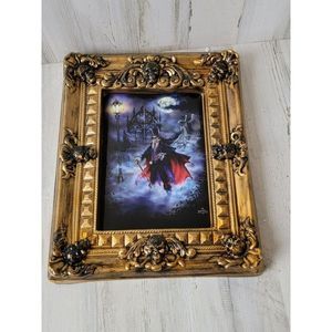 Alchemy Carta plastic photo frame skull skeleton Duke scary Halloween home decor